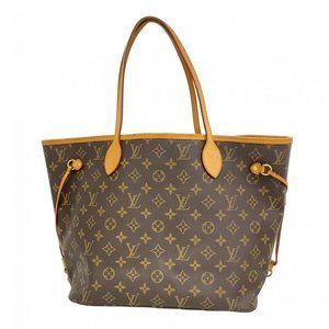 Louis Vuitton Monogram Neverfull MM Tote Bag M40156 Brown Women's P1121617